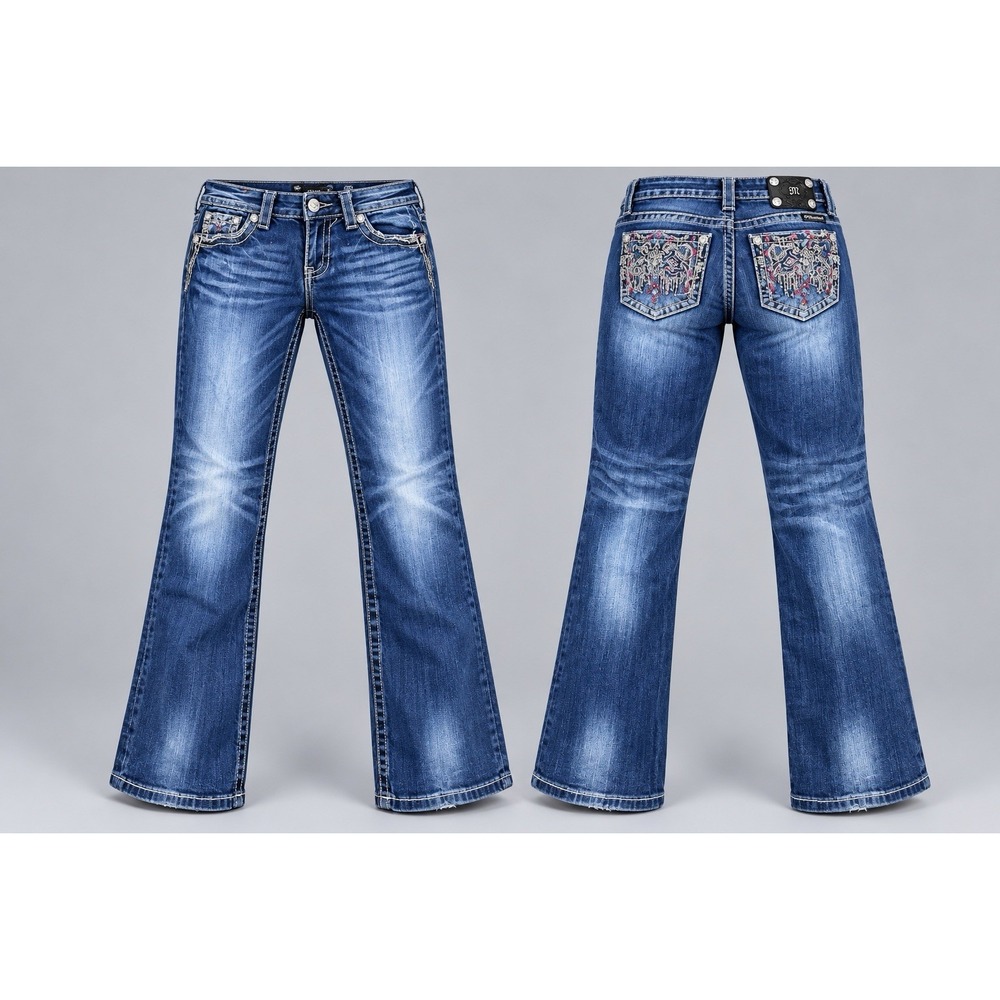 Miss Me jeans Womens 30x32 sig boot Embroidered Y2K pink tribal aztec western
